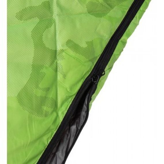 Спальный мешок пуховый PREMIER 210х72см (t-5C) зеленый (PR-SB-210x72-G)