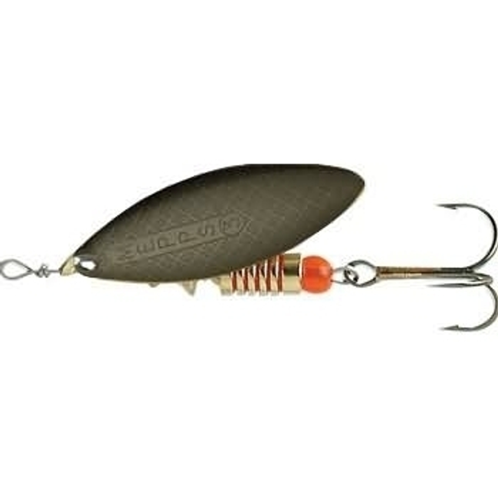 Блесна для рыбалки вращающаяся AGLIA LONG 2, Black