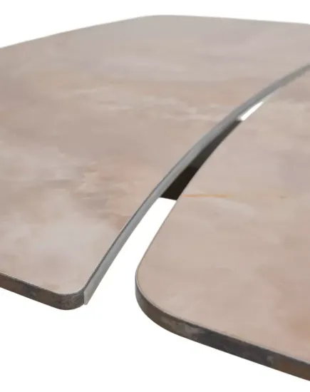 Стол DAKAR 180 GLOSS AMBER JADE SOLID CERAMIC / Орех