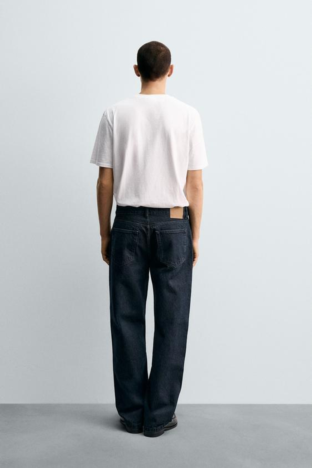 ZARA ДЖИНСЫ STRAIGHT FIT, СИНИЙ