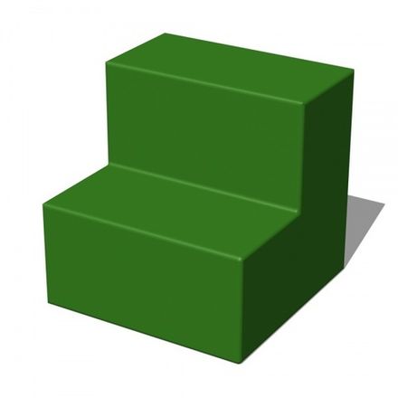 Мягкий модуль Ступени 300x300x300 (зеленый)