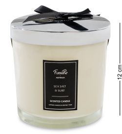 FumaRe KV-15 Свеча в стекле с крышкой «Морской прибой»