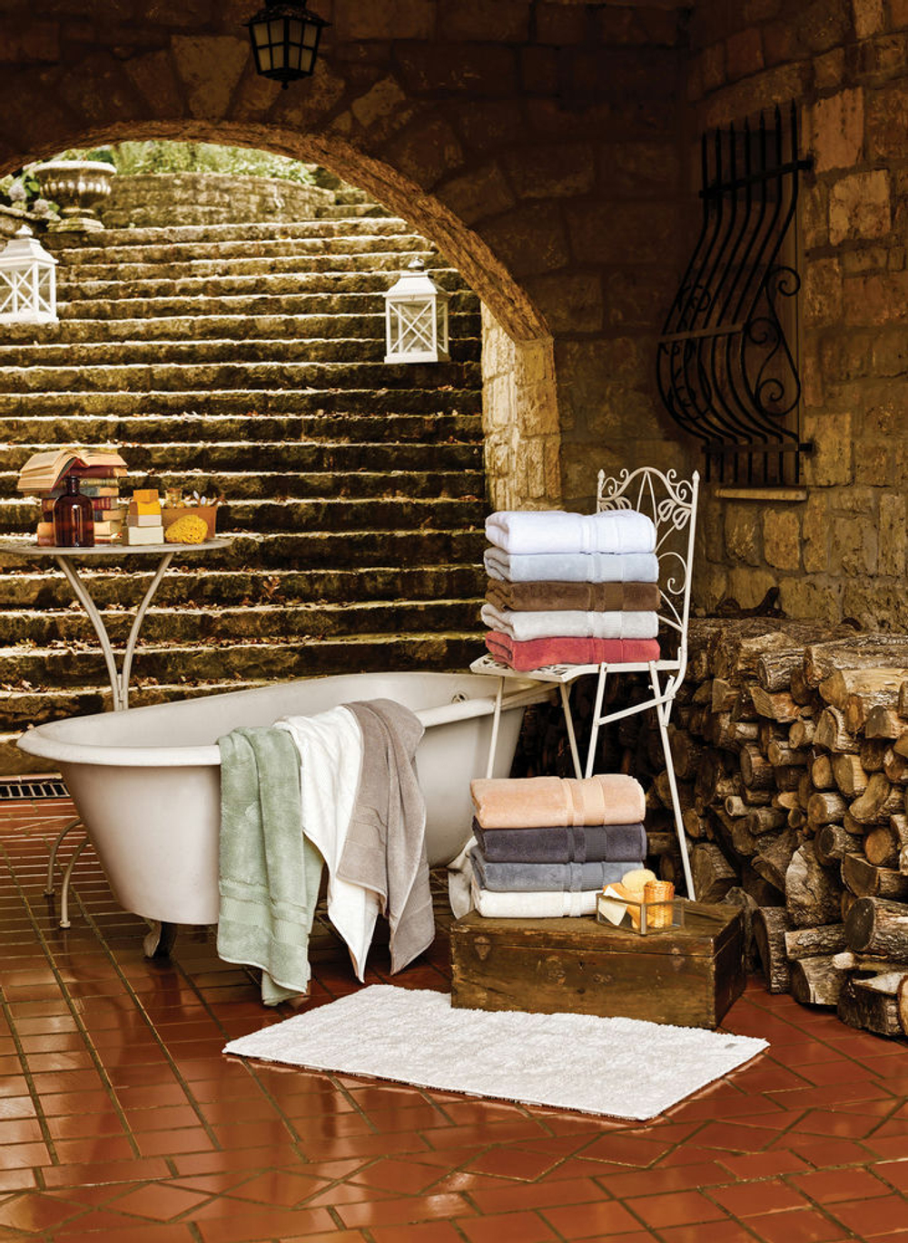 Коврик для ванной 60x95 Hamam Pera дымчатый