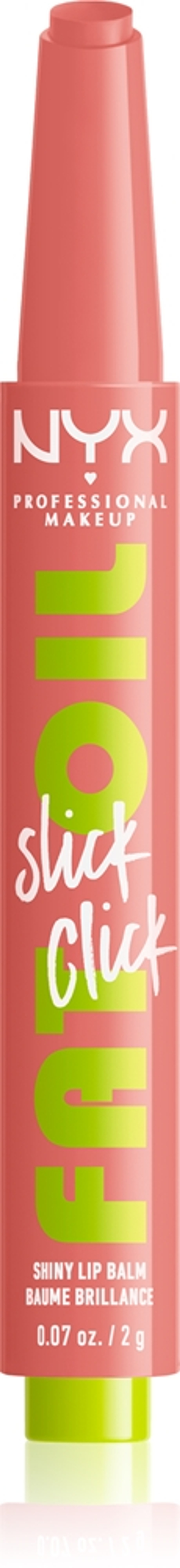 NYX Professional Makeup Fat Oil Slick Click - Тонирующий бальзам для губ оттенок Story Or Post, 2 g