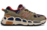 Salehe Bembury x New Balance NB 574 retro casual whistle shock absorption, non-slip, wear-resistant, breathable, wrapping support, lightweight low-top cross-country running shoes for men and women with the same olive color