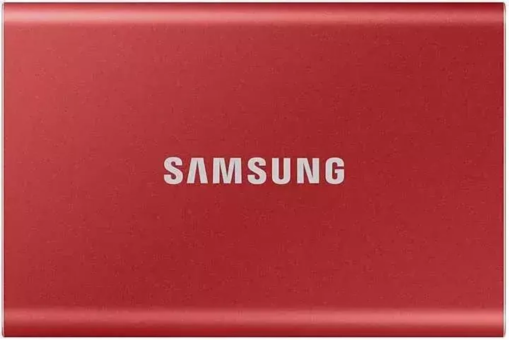 Внешний накопитель SSD 2 Тб Samsung T7 (MU-PC2T0R/WW) USB Type C, красный