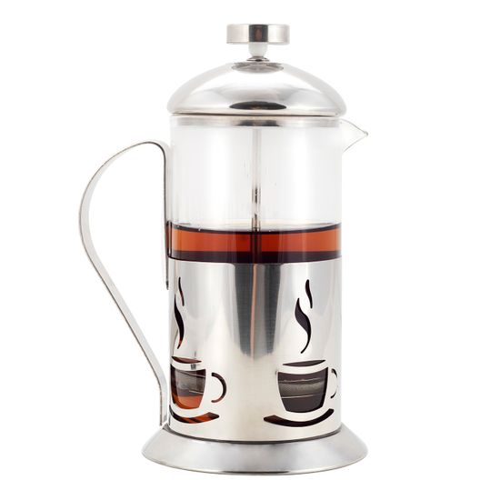 Френч-пресс 600 мл. с мерной ложкой Ofenbach NB 100605 стекло, нержавеющая сталь