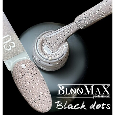 Гель-лак BlooMaX Black Dots 03,8 мл