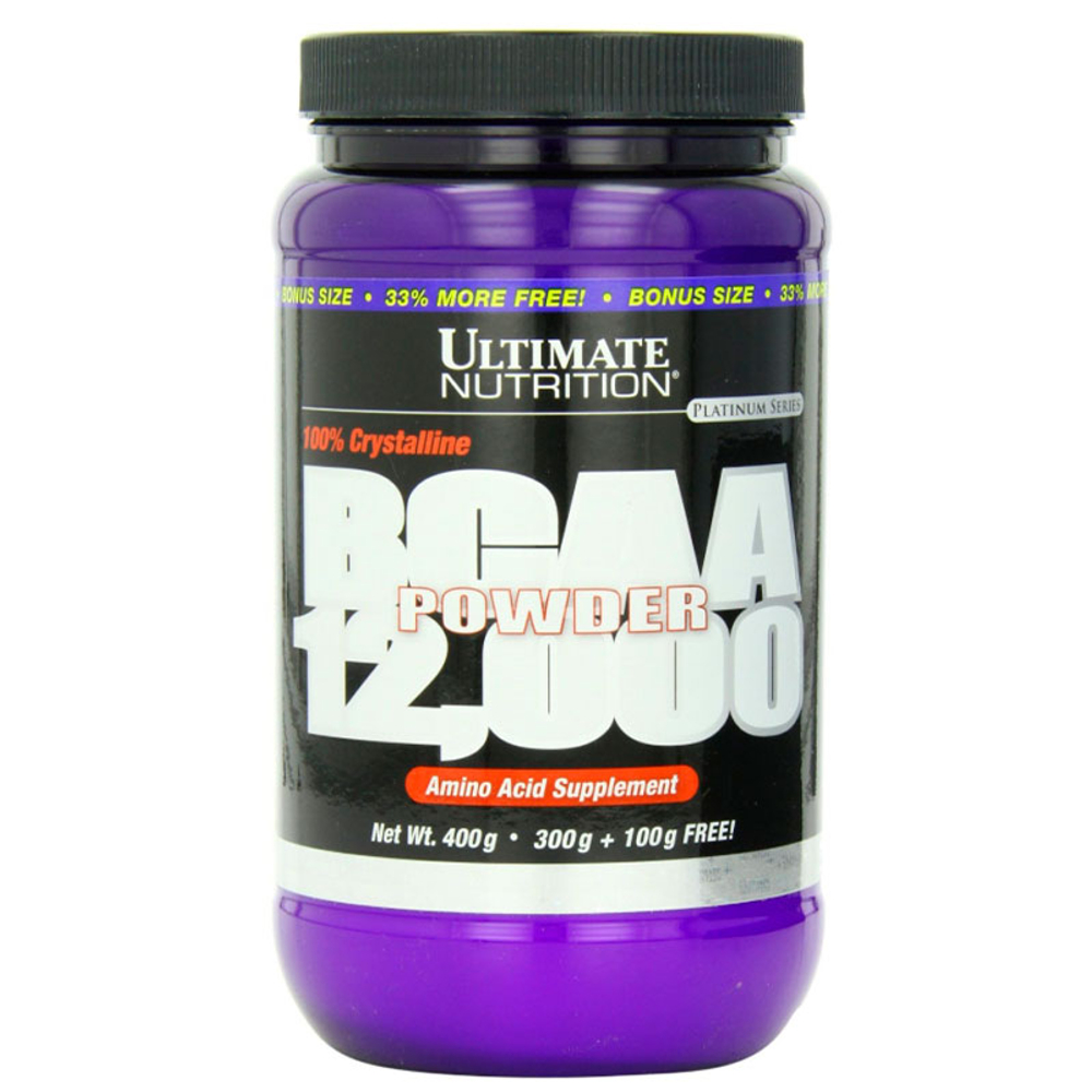 Ultimate Nutrition BCAA 12000 (400 гр.) - без вкуса