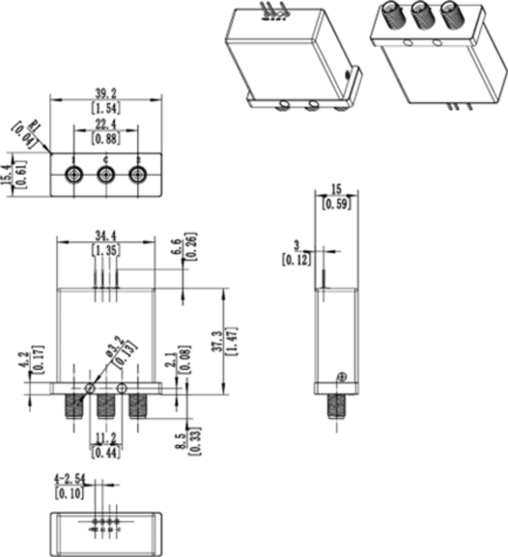 ACC-53S10-T, Электромеханический переключатель, SPDT