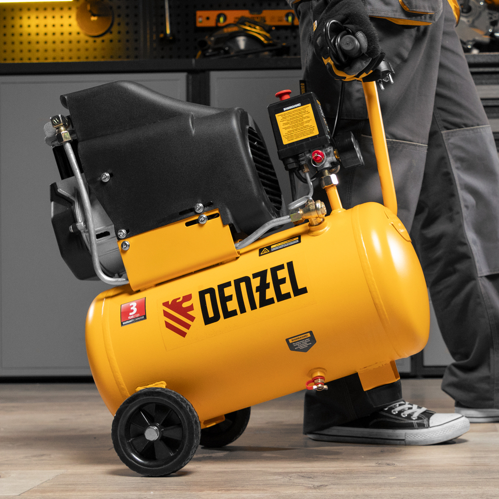 Компрессор воздушный Denzel DLC1300/24