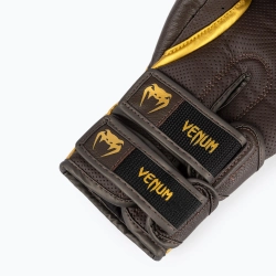 Боксёрские перчатки Venum Reverso Boxing chocolate/gold