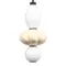 SL6134.413.01 Светильник подвесной ST-Luce черный/желтый, опаловый LED 1*18W 3000K FLORENTINI