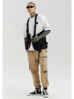 Брюки-карго на молнии