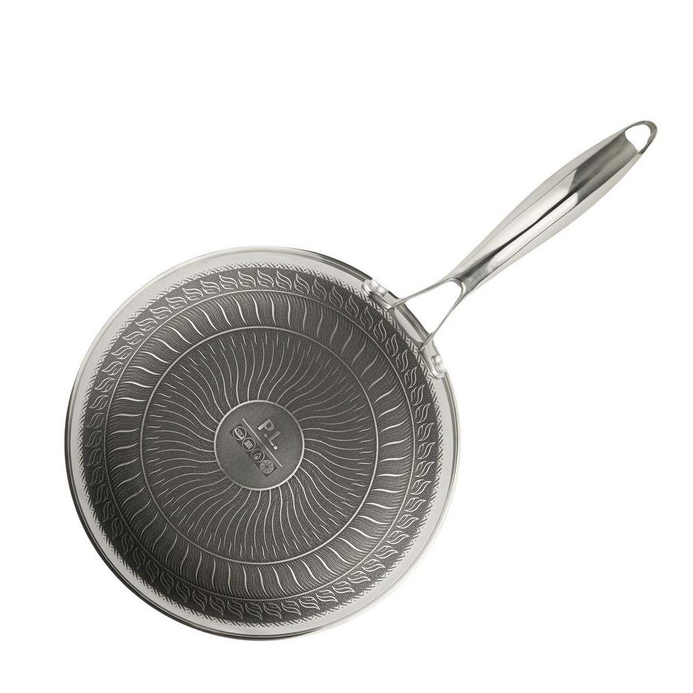 Сковорода d=28 см, h=4.5cм, "Honeycombs", нерж. 3-х слойная, Индукция, P.L. - ProffCuisine