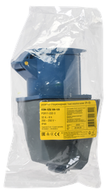 Розетка стационарная ССИ-123 32А-6ч/200-250В 2P+PE IP44 IEK