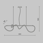 Подвесной светильник Maytoni MOD166PL-L30G3K