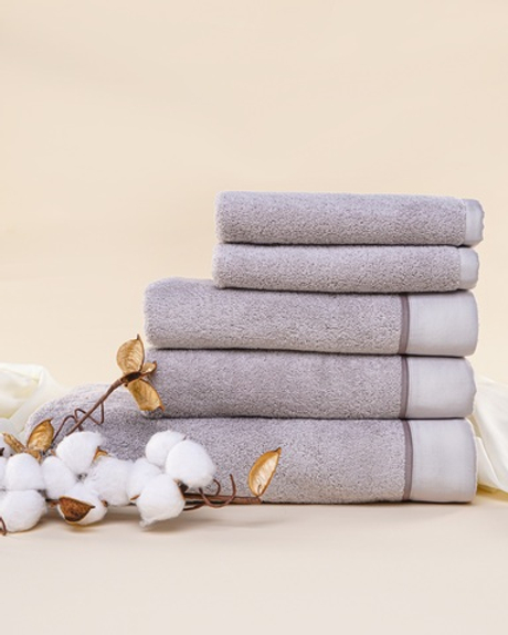 Набор полотенец 5шт Claire Batiste Atelier Brise серый