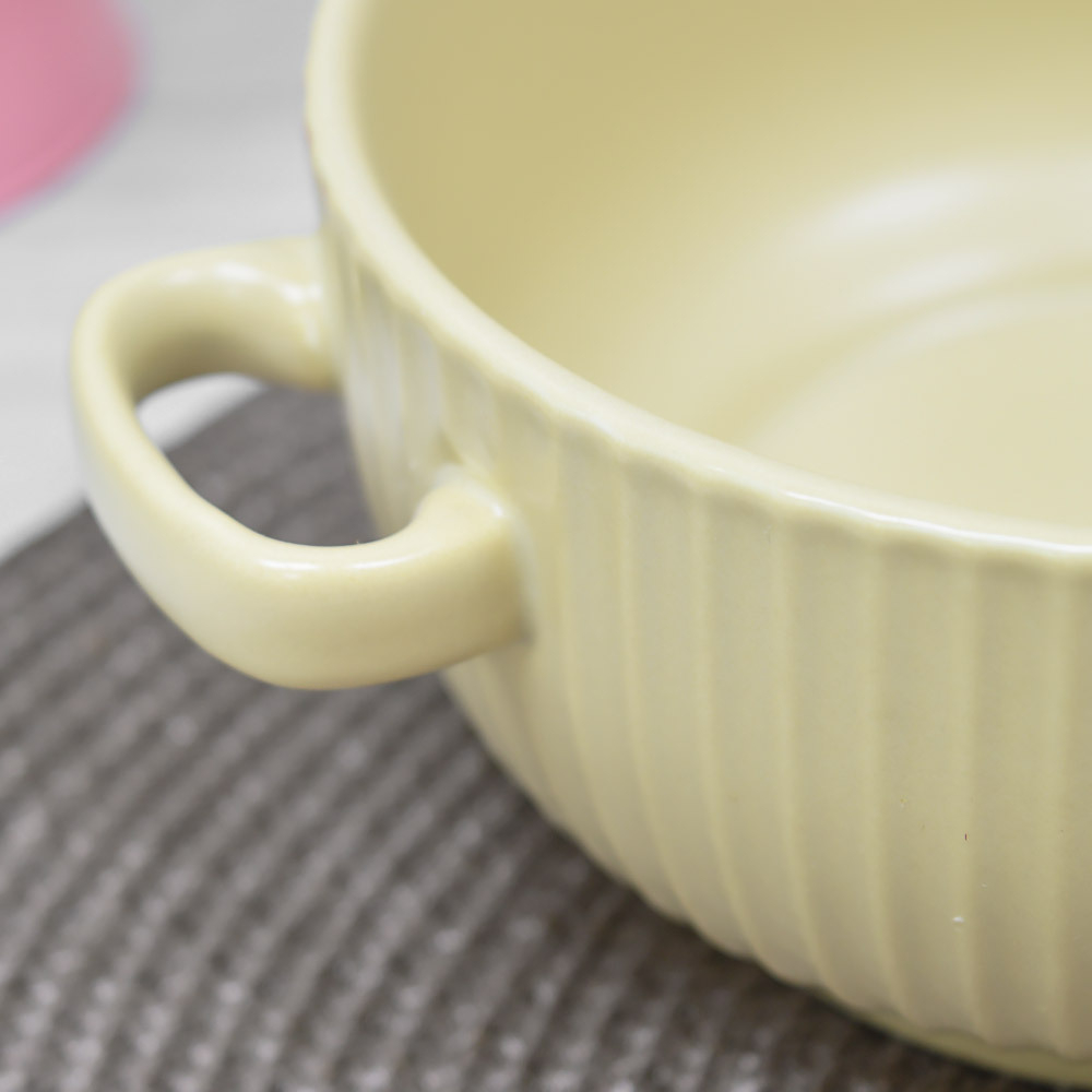 Салатник 15см с ручками, фарфор, 205-825