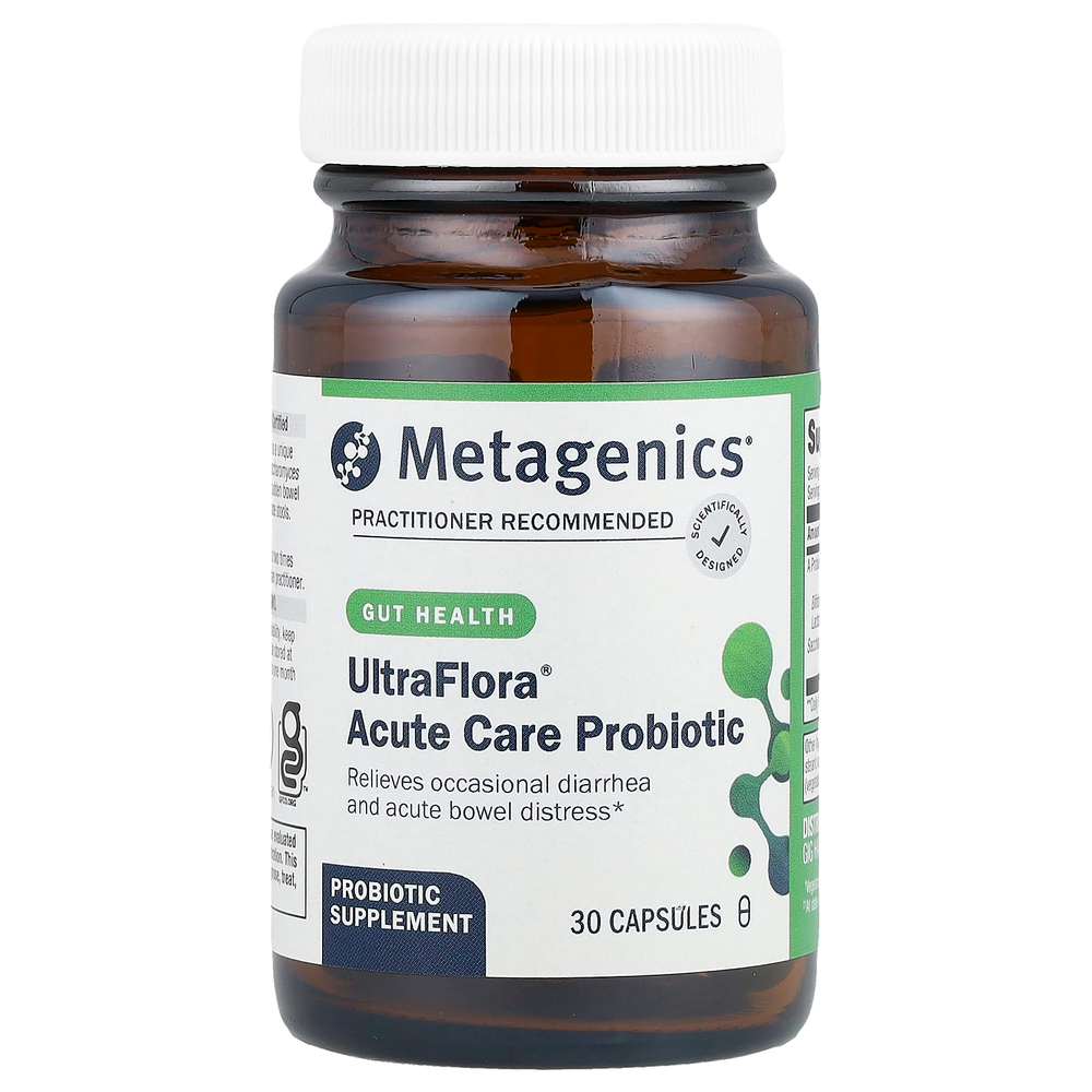 Metagenics, UltraFlora® Acute Care Probiotic, 30 капсул