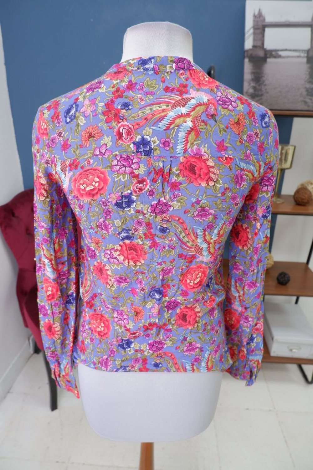 Блузка Oodji цветочная 40 размер