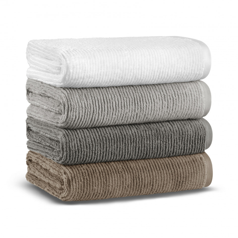 Полотенце 33x33 L'appartement Slim Ribbed white белый