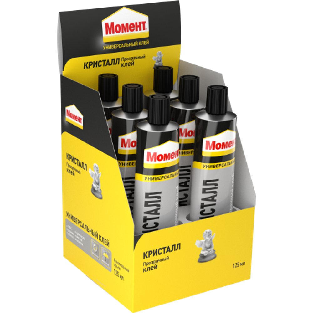 Клей Момент 873867 Кристалл 125 мл. ШБ | Клеи бытовые и универсальные