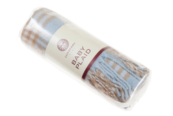 Элитный плед детский Lux 1 голубой от Luxberry в тубе