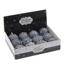 GAEM Набор из 12шт Украшение новогоднее "Шар", D 8 см, L35 W27 H9 см