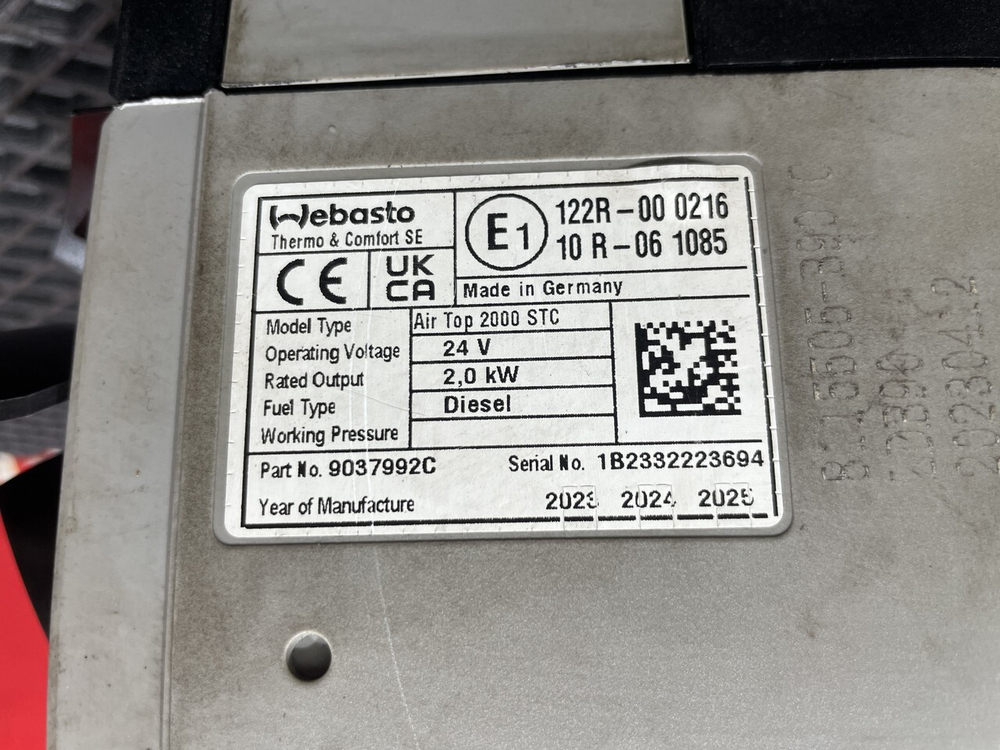 Отопитель автономный 2 kW 2023г
