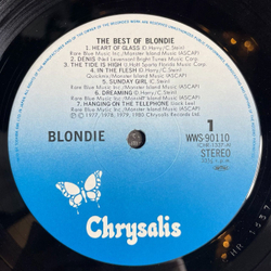 Винтажная виниловая пластинка LP The Best Of Blondie (Japan 1981) (No Obi)