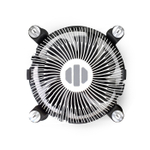 Кулер для процессора ExeGate EE97379, 1х92мм, 2400rpm, 4-pin, Al, черный, 48CFM, 23дБ, TDP 65Вт, INTEL 1200/115x/775, AMD Не поддерживает (EX283280RUS)