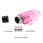 Розовый вибростимулятор 7,6см с шипиками на палец Baile Finger Vibrator BI-010148