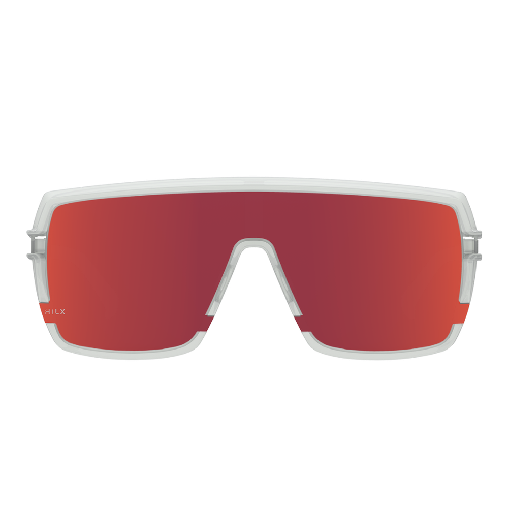 Спортивные очки HILX Youngblood Matt Transparent / Red Lens