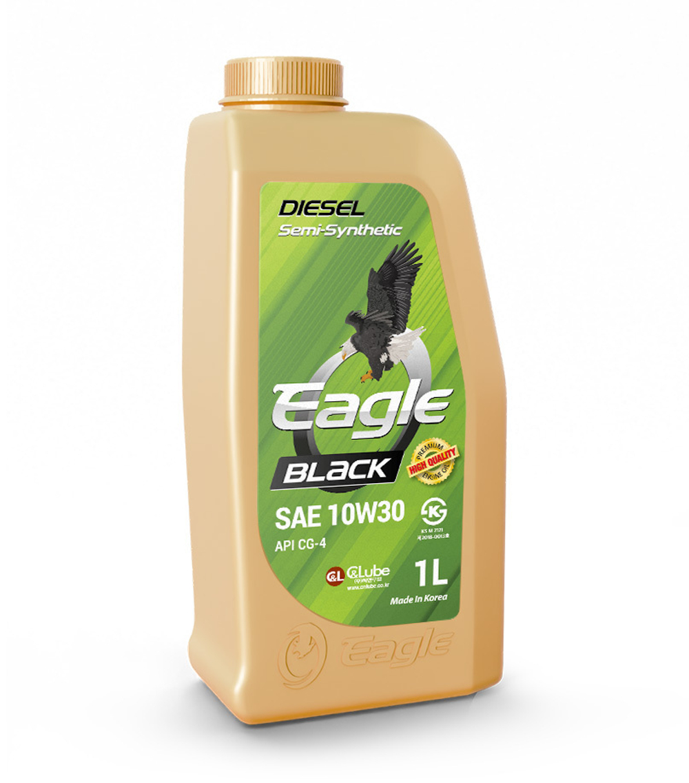 Моторное масло BLACK EAGLE Diesel Semi-Syn. 10W30 API CG-4  1л