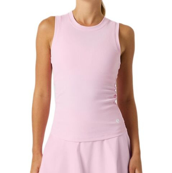 Женский топ теннисный Björn Borg Ace Pocket Ribbed - pink lady