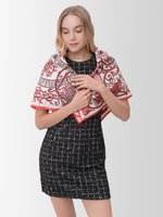 Платок «Русское сердце» 100% шелк