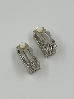 Клипсы с голубыми кристаллами Givenchy