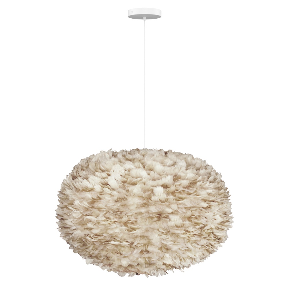 Плафон eos xl, светло-коричневый, d75, 45 см