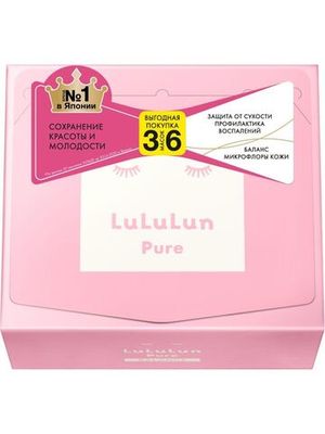 LuLuLun Набор из 36 масок для лица «Увлажнение и Баланс кожи» Face Mask Pure Balance Pink