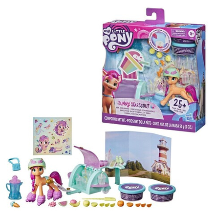 My Little Pony Movie - Набор «Смузи Пони Санни + пластилин» / артикул   F2863 F2934  / GTIN 5010993847396