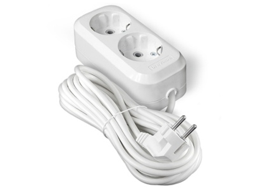 Удлинитель 2 гнезда с/з 7м (30шт/кор)