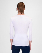 ОДЕЖДА ДЛЯ ТЕННИСА Женская, Футболка с рукавом BIDI BADU CREW V NECK .