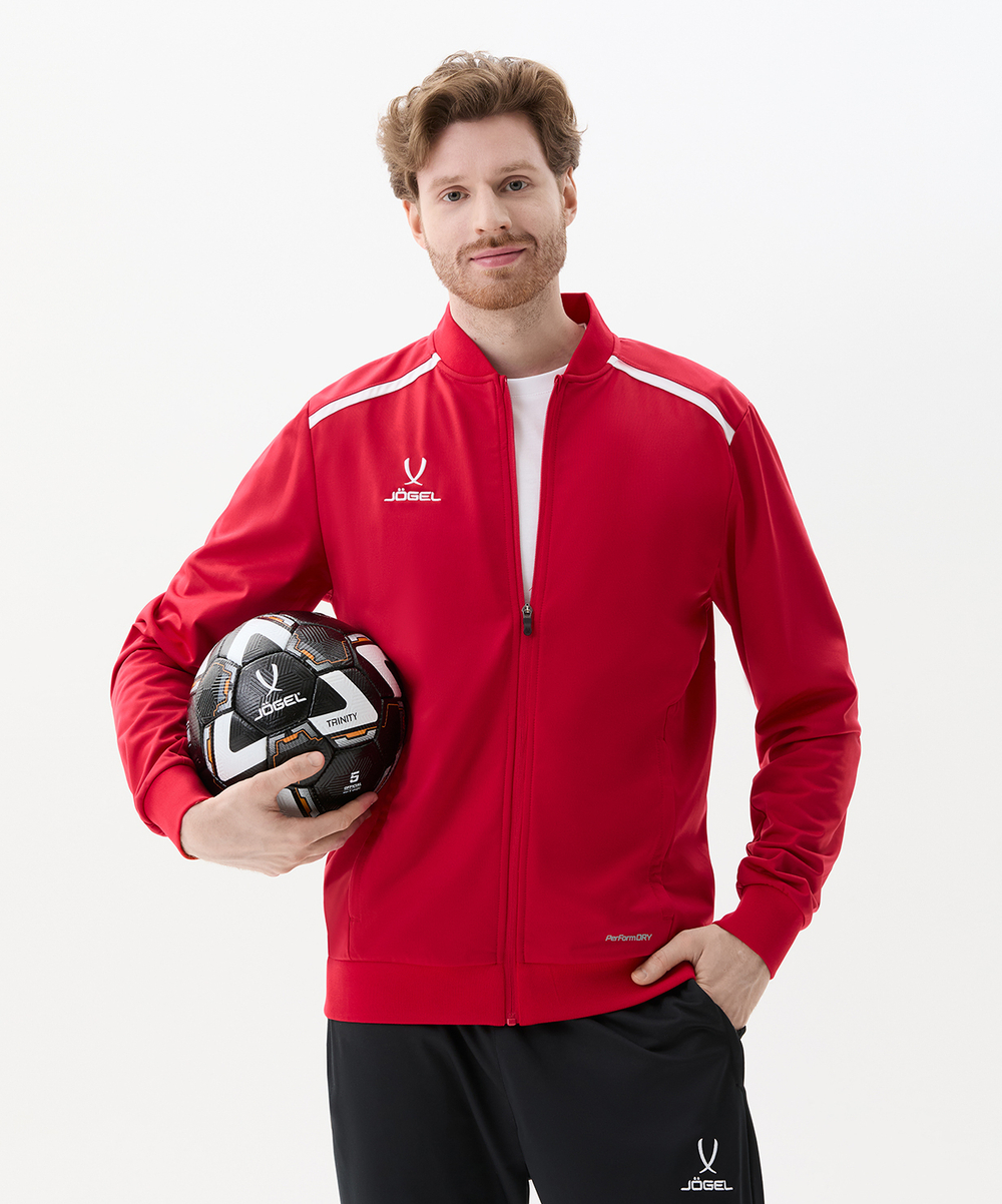 Олимпийка DIVISION PerFormDRY Pre-match Knit Jacket, красный