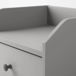 Тумба прикроватная - IKEA HAUGA, 40x36 см, серый ХАУГА ИКЕА