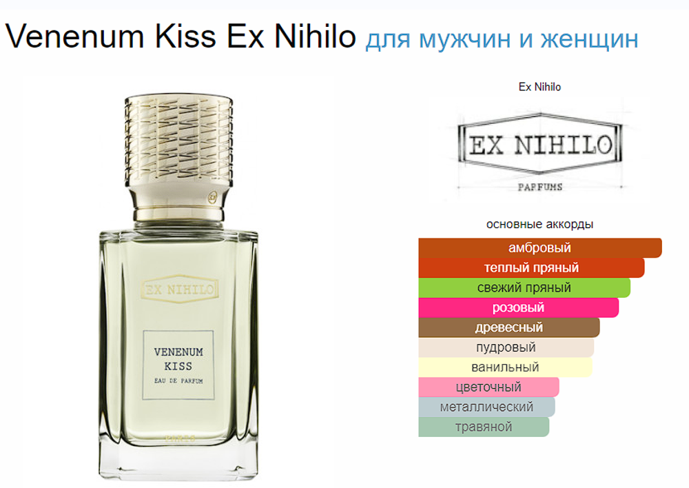 EX Nihilo Venenum Kiss (duty free парфюмерия)