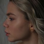 Серьги Sakartvelos Mze, позолота