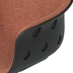 Стул на колесиках Expectation, терракотовый