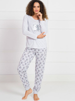 Трикотажный комплект с коалами (Размер: M) (Цвет: серый)