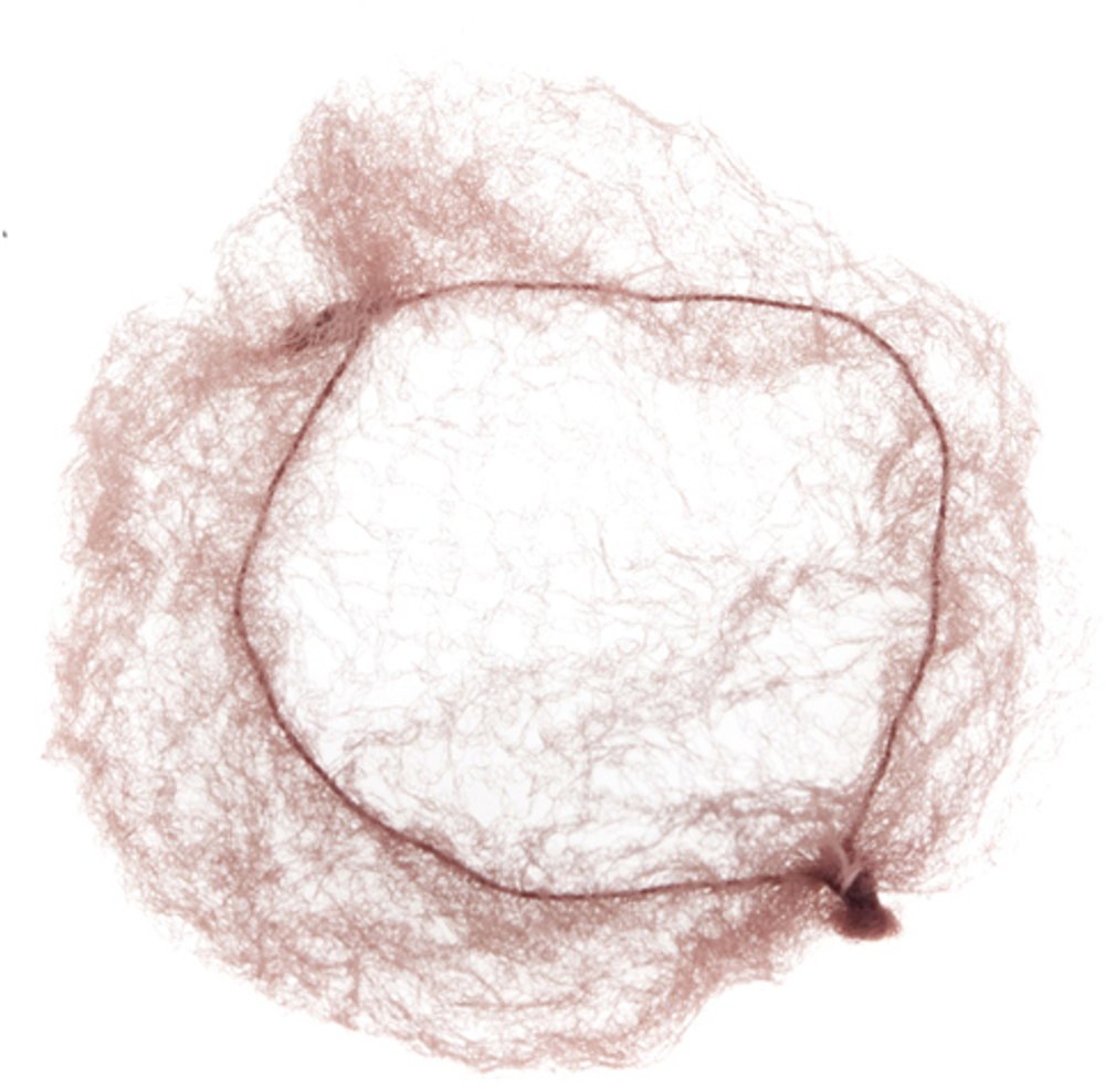 Сеточка-паутинка малая коричнев(2шт)